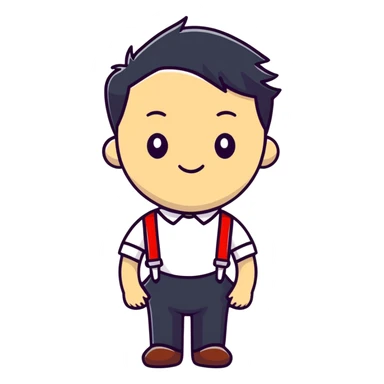 funny suspenders sticker