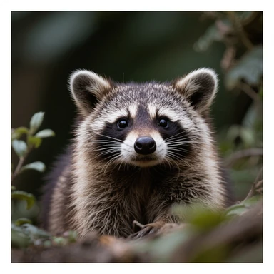 Raccoon sticker
