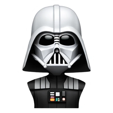 Darth Vader in an x wing fighter  sticker