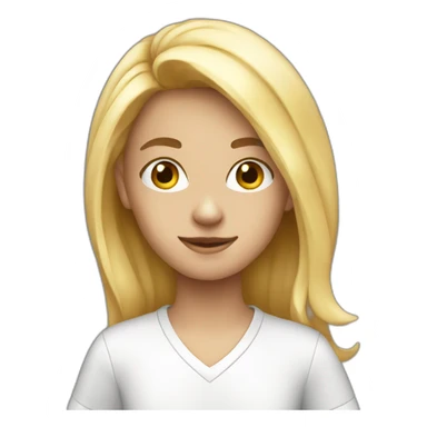 White american high schooler teen sticker