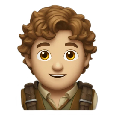 Sam gamgee hobbit sticker