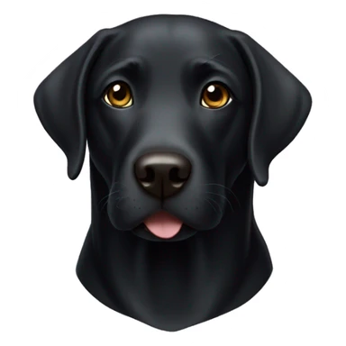 Black Labrador retriever  sticker