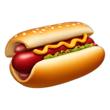 Red bean and hotdog sticker