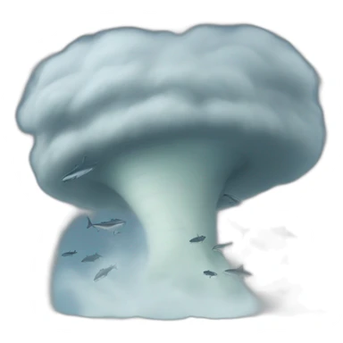 tornado with sharks sticker