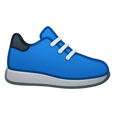 blue sneaker emoji sticker