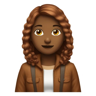 girl chestnut  sticker