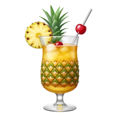 pineapple cocktail  sticker