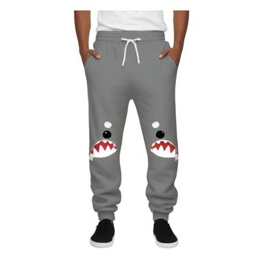 Shark sweatpants sticker