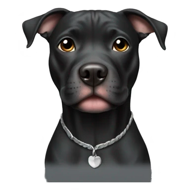 Young Black Pitbull sticker