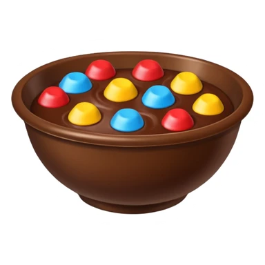 chocolate bowls sticker