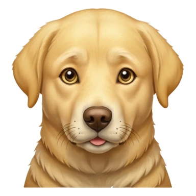 Elderly yellow lab sticker