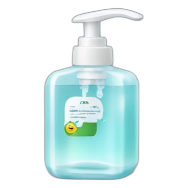 Hand sanitizer sticker