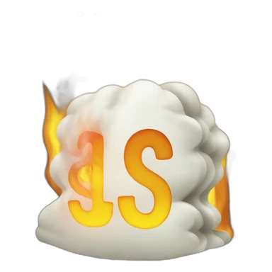 dollars burning sticker