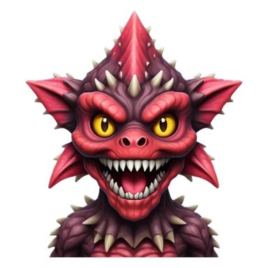 maak een emojie van de demogorgean van stranger things  sticker