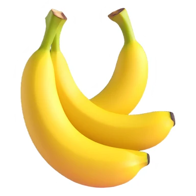 banana, simple sticker