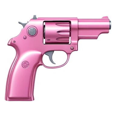 Quiero que me agas un emoji de pistola rosa  sticker