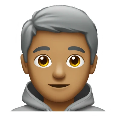 Gray sweatsuit sticker