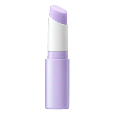 Pastel Periwinkle colored lip gloss tube  sticker