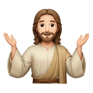 Jesus wanna hug me sticker