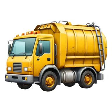 garbage truck sticker