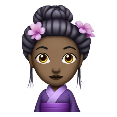 Purple geiko sticker