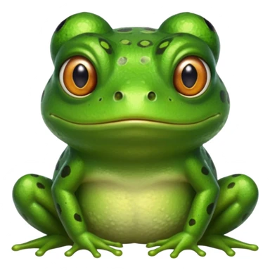 Worried frog sticker