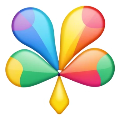 Colorful fanoos  sticker