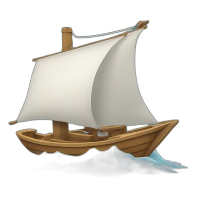 Bateau qui coule devent un siège sticker