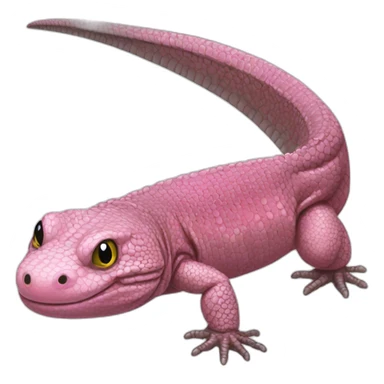 fat tegu lizard pink sticker