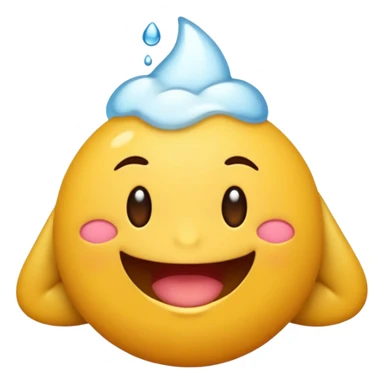 Um emoji babando de paixão sticker