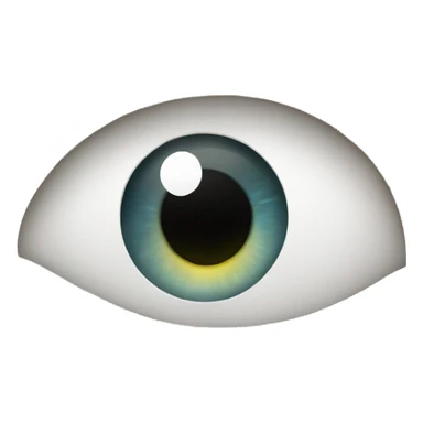 exclamation mark inside an eye sticker