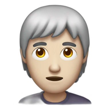 persona señalando su ojo con el dedo sticker