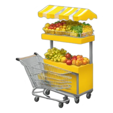 yellow-cart-mart sticker