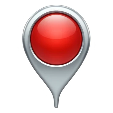 classic location pin sticker