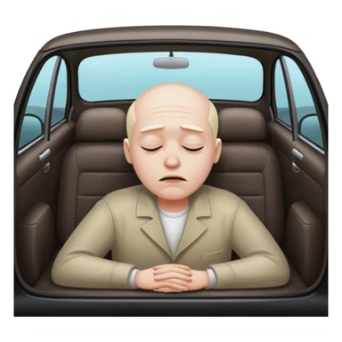 dead man inside car  sticker