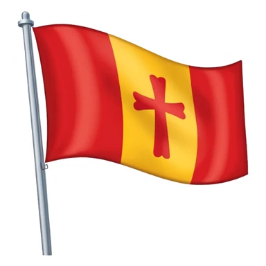 drapeau Lorraine jaune et rouge sticker