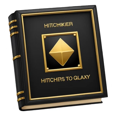 he Hitchhiker's Guide to the Galaxy. sticker