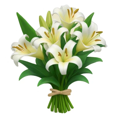 Bouquet of lillies  sticker