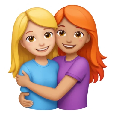 Make an best Friends Sticker in Cartoon Style sticker