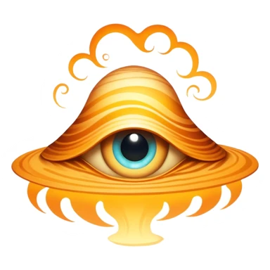 A desert mirage entity that appears as a shimmering, ever-shifting silhouette with eyes of swirling heat distortion, capable of creating duplicate illusions of itself that can solidify briefly to attack. sticker