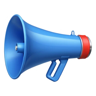 MEGAFONO azzurro sticker