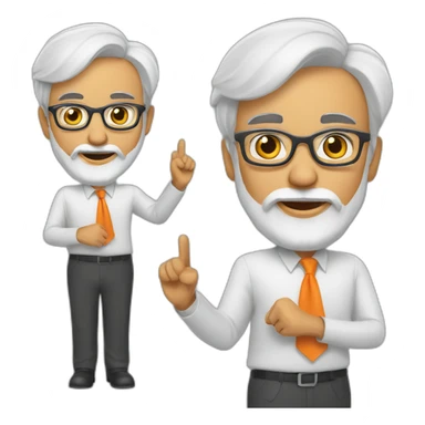 Narendera modi as teacher sticker