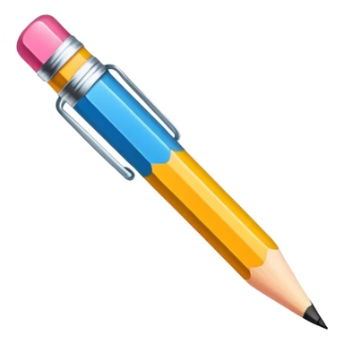 Illustration drawing icon, pencil or brush strokes, colorful design elements, simple lines, minimalistic style, clean composition, transparent background. sticker