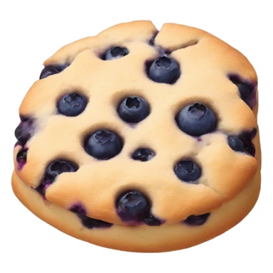 Blueberry scone sticker