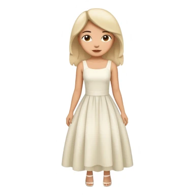 attractive full body light-skin latina  sticker