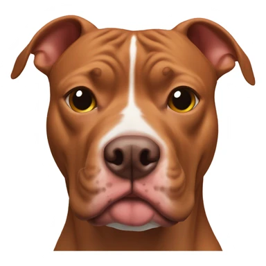 red-nose pitbull sticker