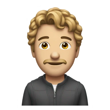 man with mick  sticker