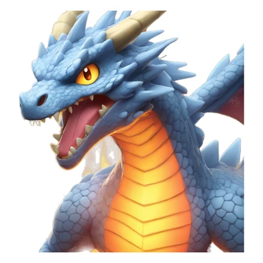 Fire type dragon-Pokémon sticker