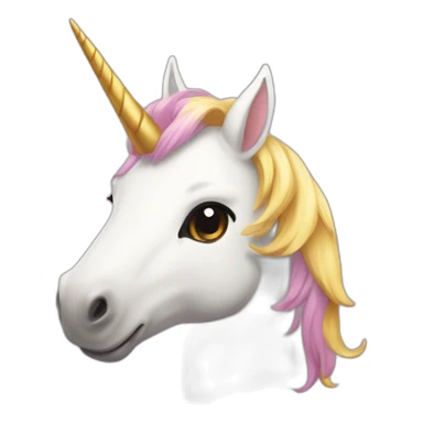 licorne choquée sticker