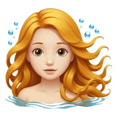 GIRL underwhater sticker